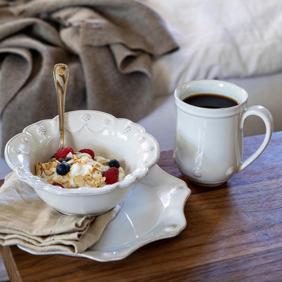 Tabletop & Bar Juliska Factory Outlet | Berry & Thread Flared Mug Set/4 - Whitewash | 2Nd