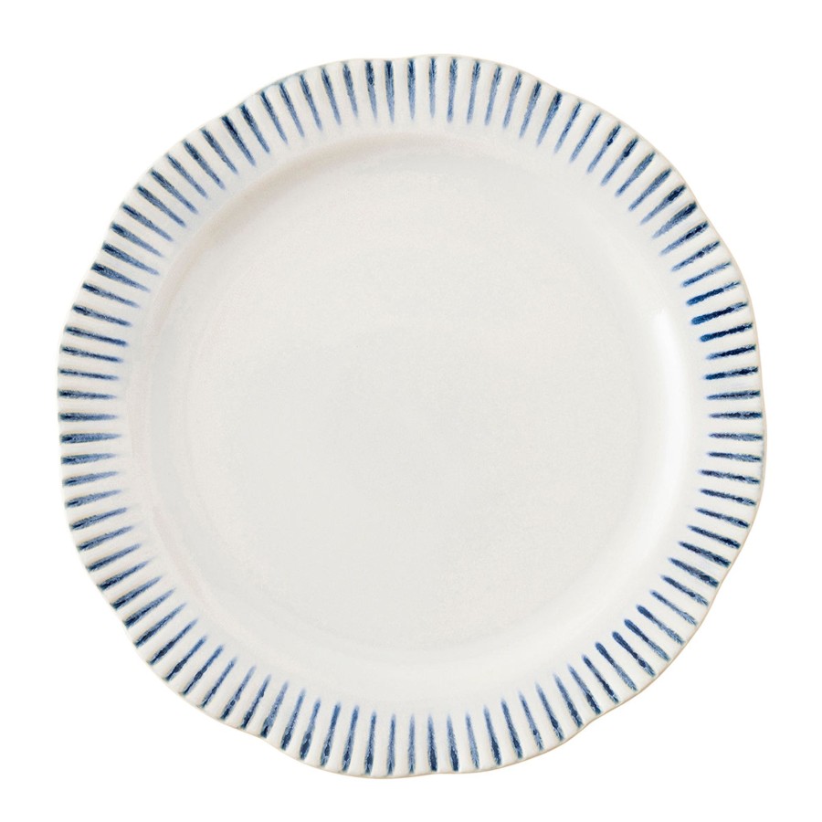 Tabletop & Bar Juliska Factory Outlet Plates | Sitio Stripe Dinner Plate Set/4 - Indigo | 2Nd