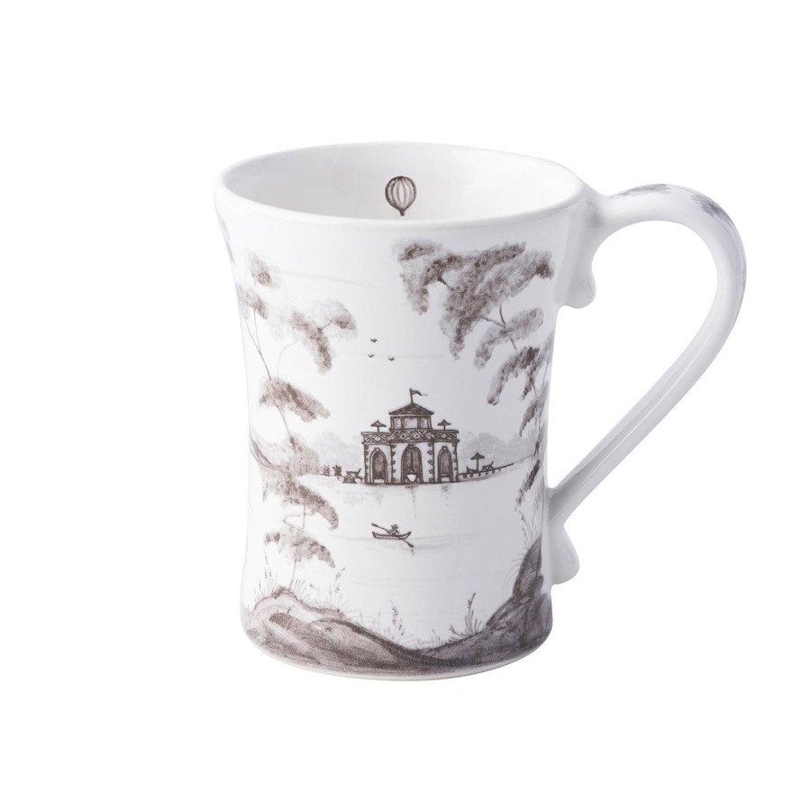 Tabletop & Bar Juliska Factory Outlet Mugs & Cups | Country Estate Mug Set/4 - Flint Grey | 2Nd