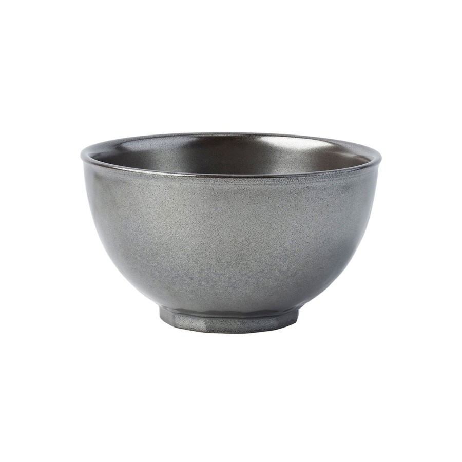 Tabletop & Bar Juliska Factory Outlet Bowls | Pewter Stoneware Cereal Bowl Set/4 | 2Nd