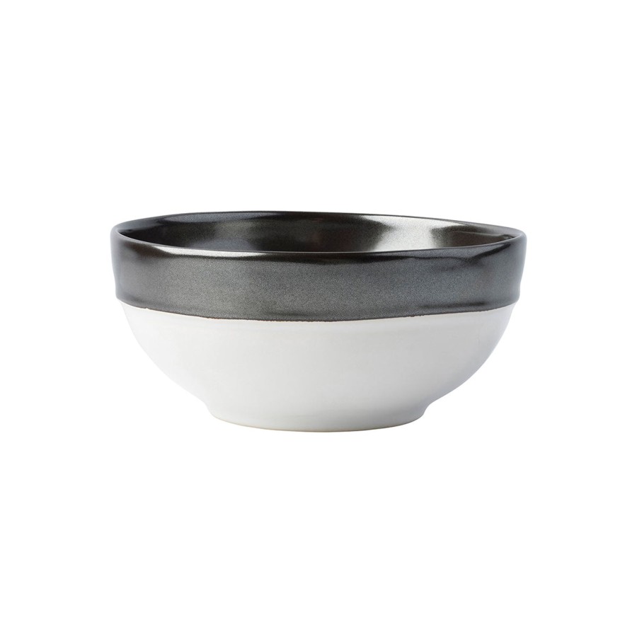 Tabletop & Bar Juliska Factory Outlet Bowls | Emerson Cereal Bowl Set/4 - White/Pewter | 2Nd