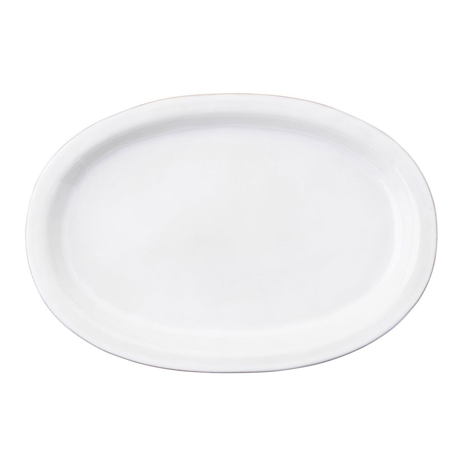 Tabletop & Bar Juliska Factory Outlet Platters & Trays | Puro 16" Platter - Whitewash | 2Nd