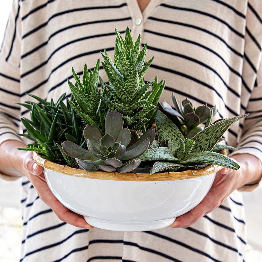 Tabletop & Bar Juliska Factory Outlet Serving Bowls | Bamboo 11" Serving Bowl - Natural | 2Nd