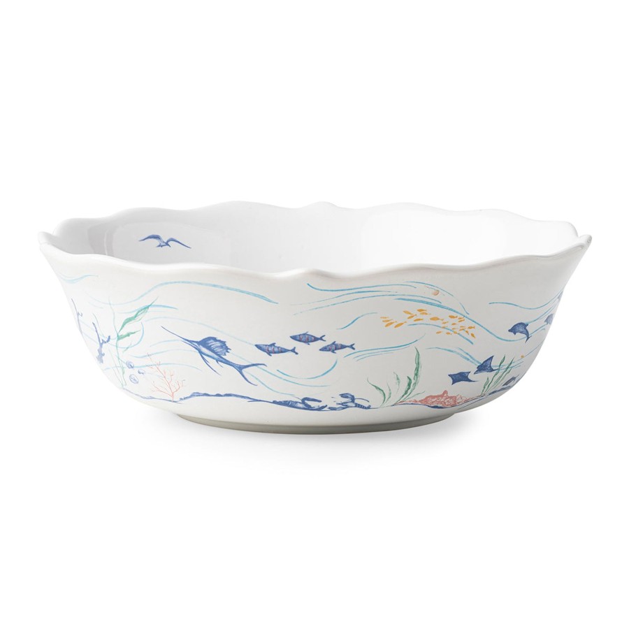 Tabletop & Bar Juliska Factory Outlet Serving Bowls | Country Estate Seaside 10" Serving Bowl | 2Nd