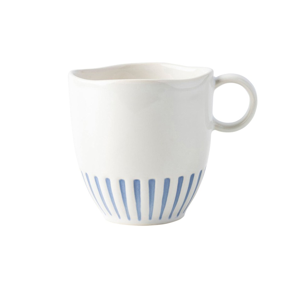 Tabletop & Bar Juliska Factory Outlet | Sitio Stripe Mug Set/4 - Indigo | 2Nd