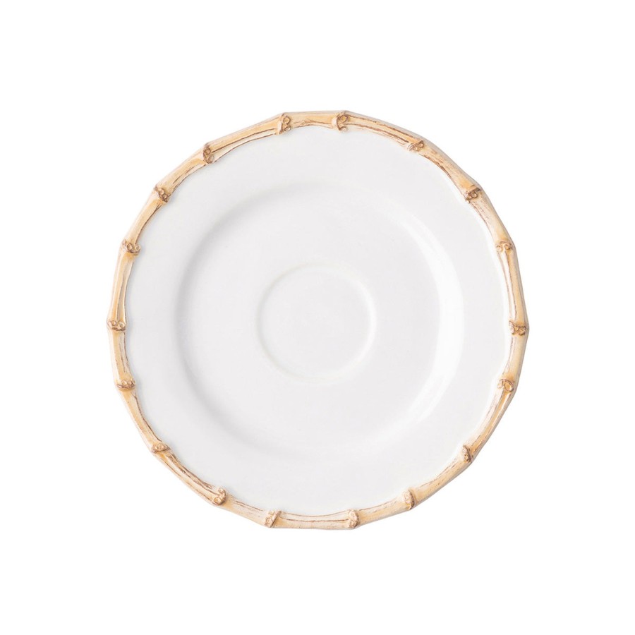 Tabletop & Bar Juliska Factory Outlet | Bamboo Saucer Set/4 - Natural | 2Nd