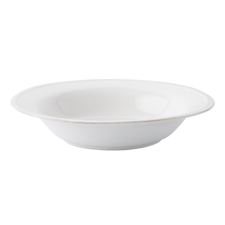 Tabletop & Bar Juliska Factory Outlet Bowls | Berry & Thread Rimmed Soup Bowl Set/4 - Whitewash | 2Nd