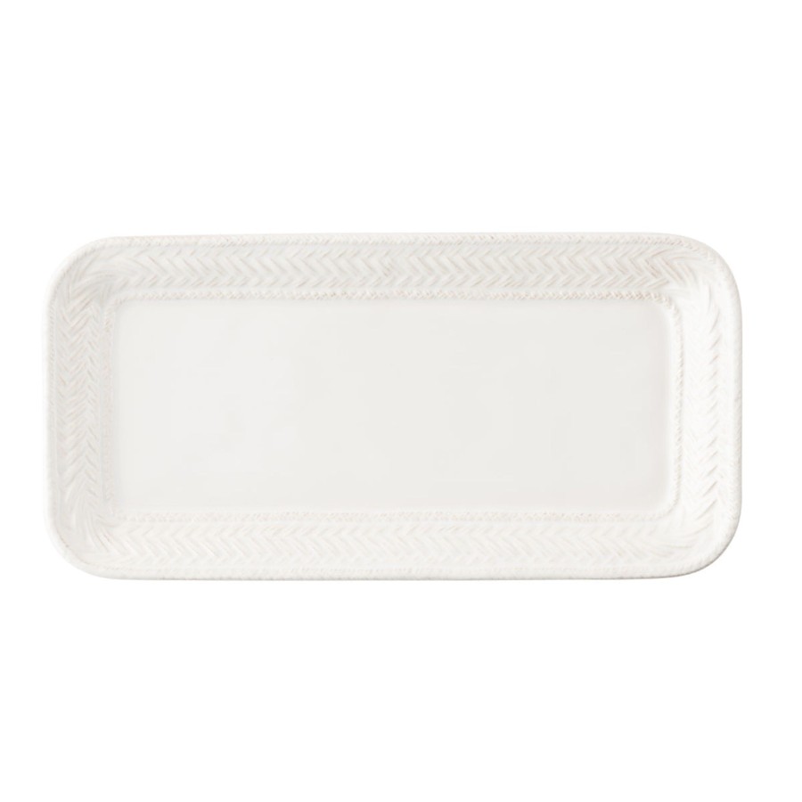 Tabletop & Bar Juliska Factory Outlet Platters & Trays | Le Panier 13" Hostess Tray - Whitewash | 2Nd