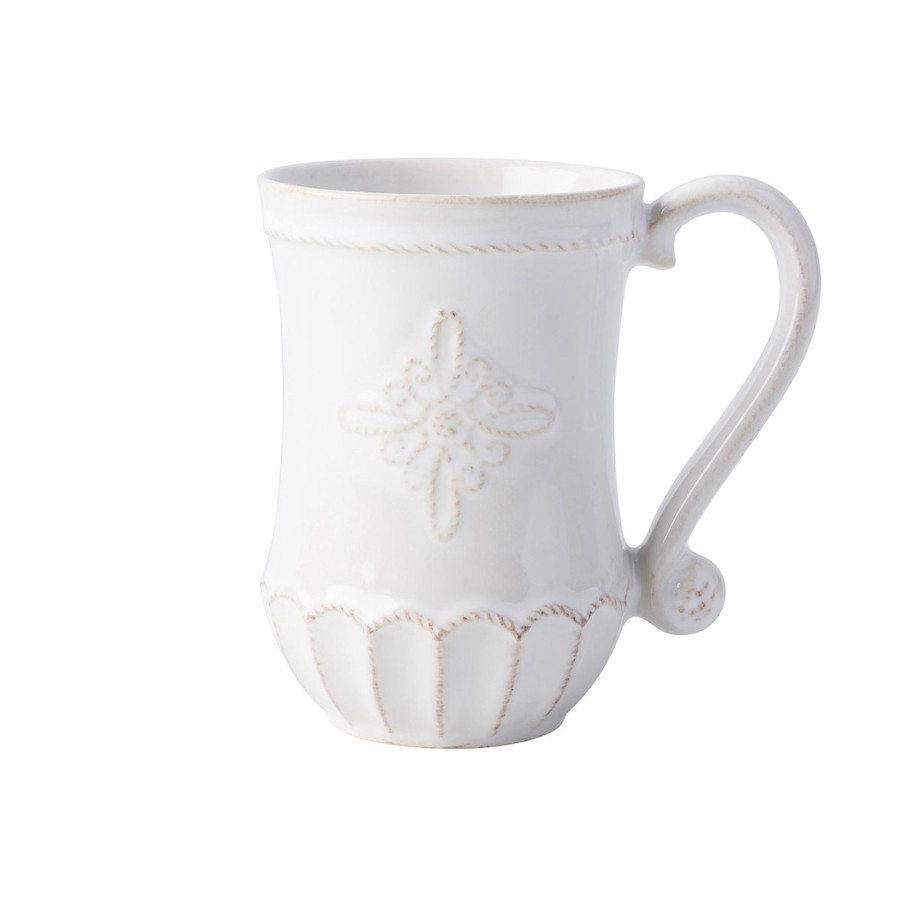 Tabletop & Bar Juliska Factory Outlet Mugs & Cups | Jardins Du Monde Mug Set/4 - Whitewash | 2Nd