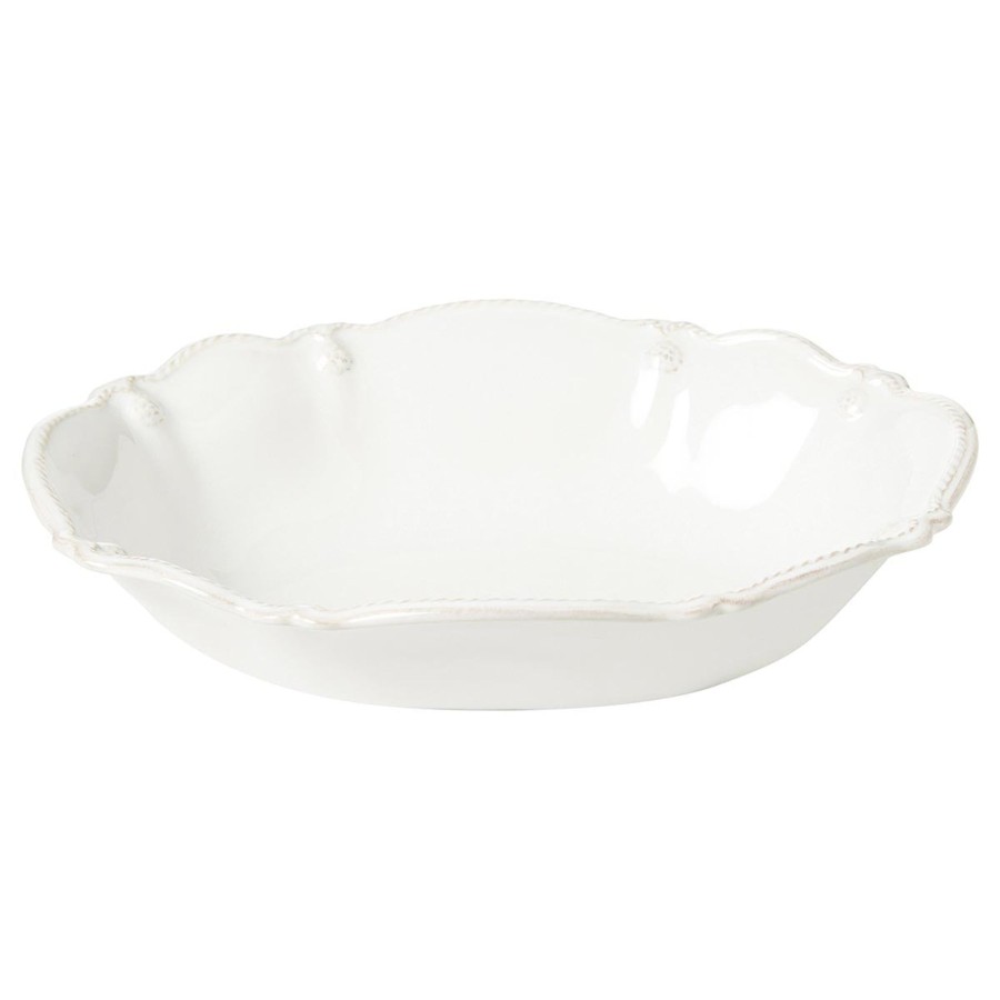 Tabletop & Bar Juliska Factory Outlet Serving Bowls | Berry & Thread 10" Oval Serving Bowl - Whitewash | 2Nd