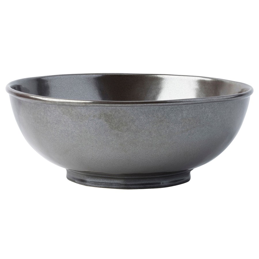 Tabletop & Bar Juliska Factory Outlet Serving Bowls | Pewter Stoneware 10" Serving Bowl | 2Nd