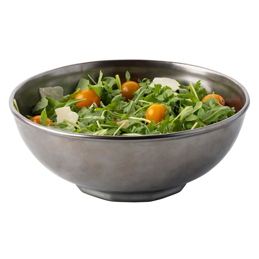 Tabletop & Bar Juliska Factory Outlet Serving Bowls | Pewter Stoneware 10" Serving Bowl | 2Nd