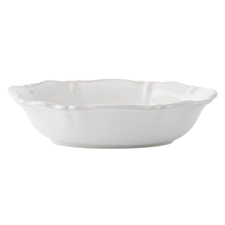 Tabletop & Bar Juliska Factory Outlet Serving Bowls | Berry & Thread 12" Oval Serving Bowl - Whitewash | 2Nd