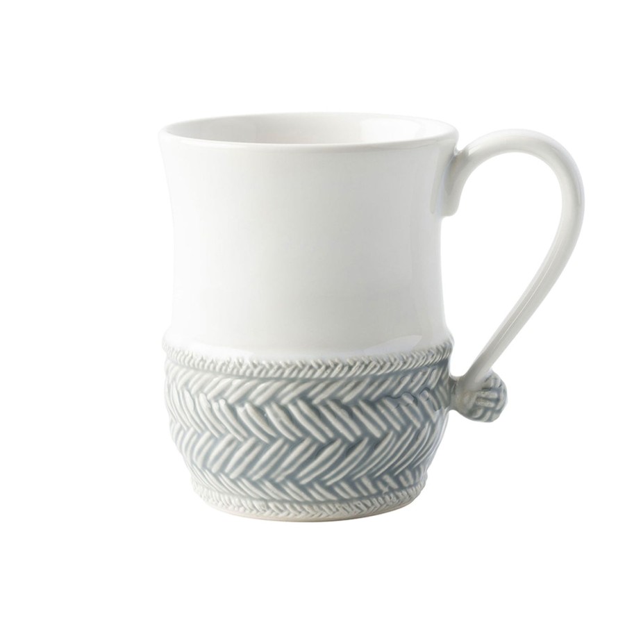 Tabletop & Bar Juliska Factory Outlet Mugs & Cups | Le Panier Mug Set/4 - Grey Mist | 2Nd